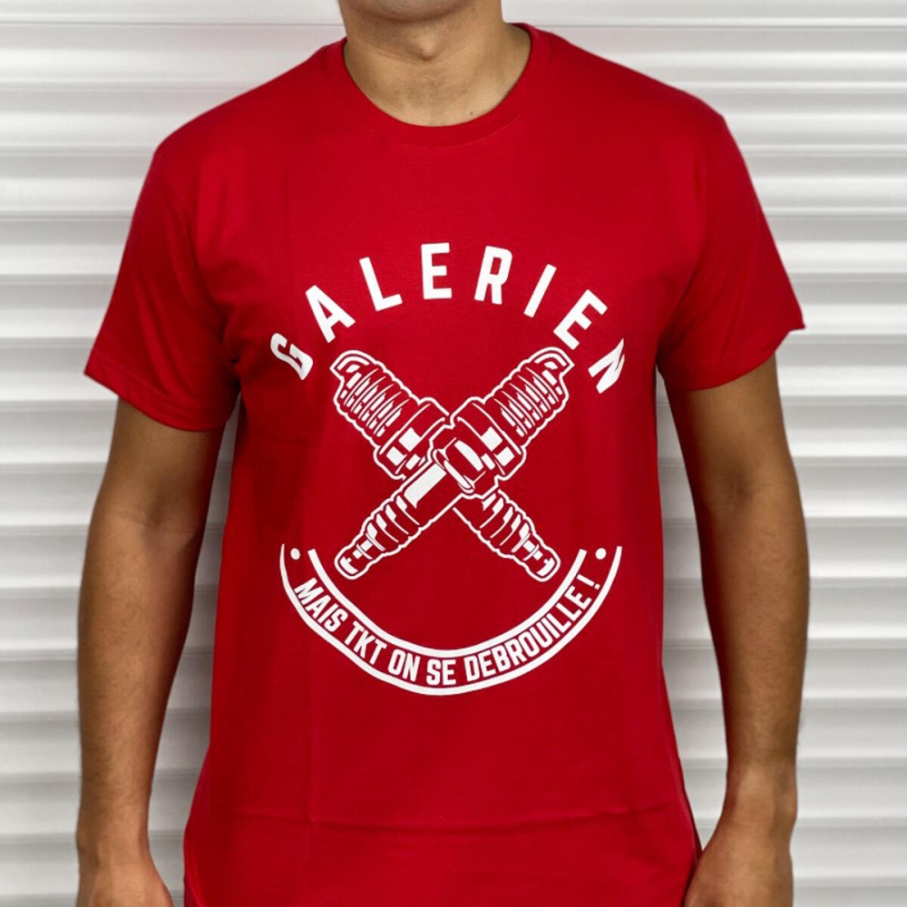 T-shirt Bougie Galérien Rouge - Jorian Ponomareff