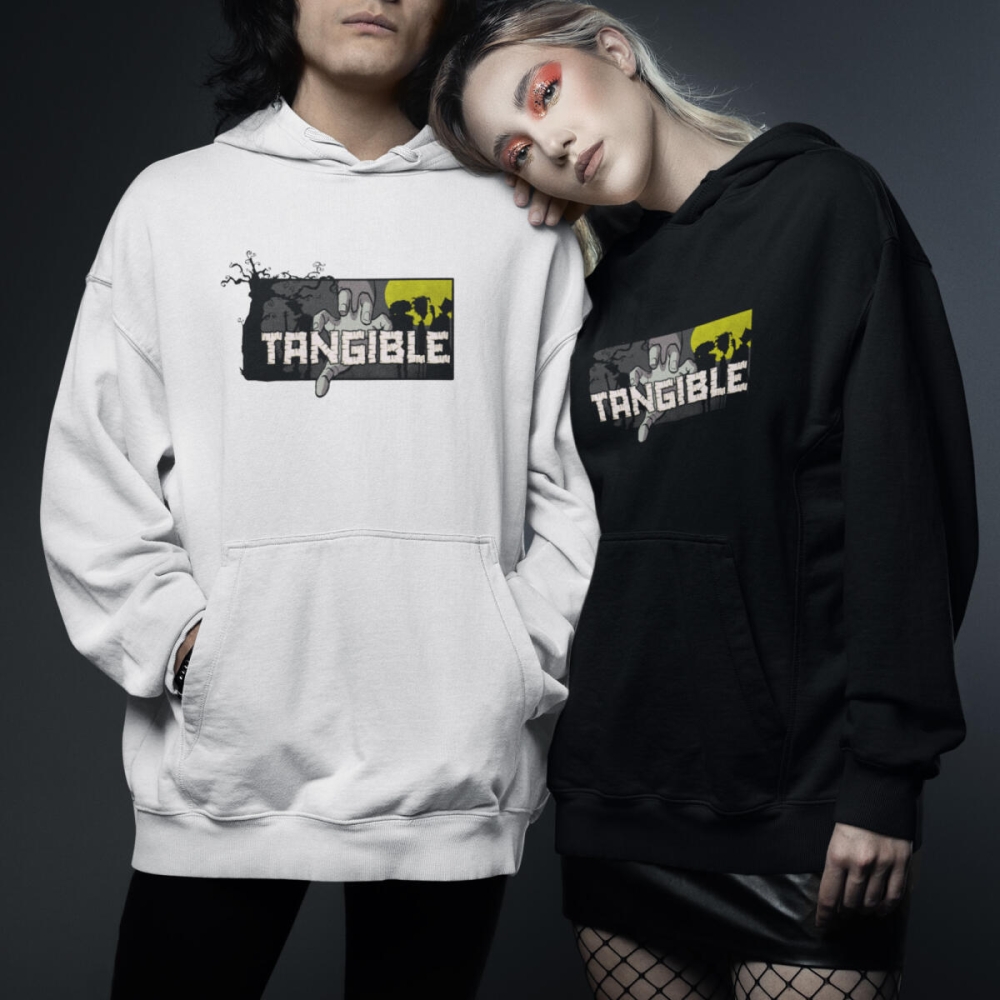 Sweat à capuche Tangible Nuit sombre