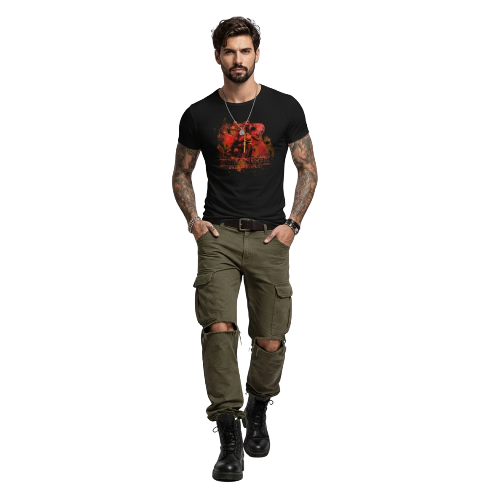 Tshirt Homme "Stranger Riders" Noir