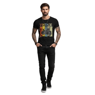 Tshirt Homme "Vintage" Noir