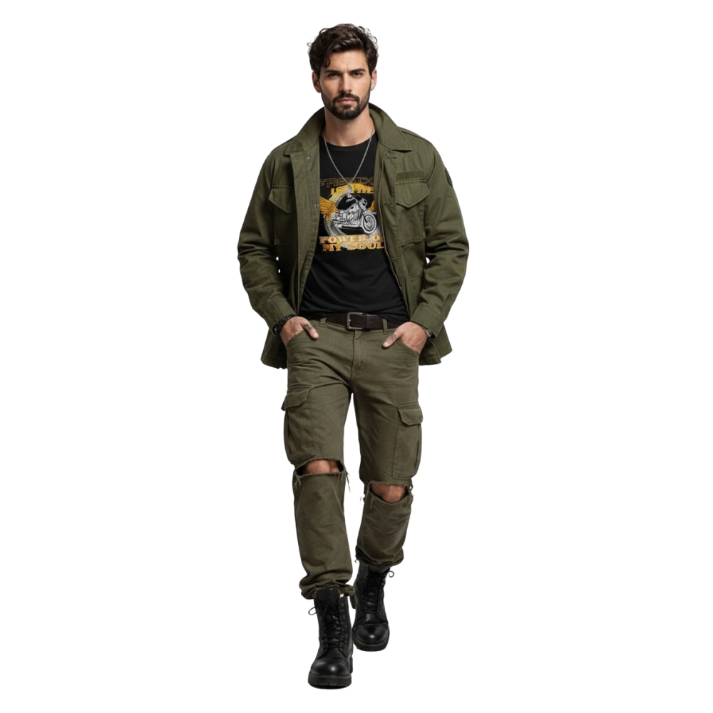 Tshirt Homme "Power of my Soul" Noir