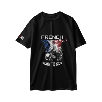 Tshirt Homme "French Biker" Noir