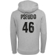 PERSONNALISABLE - Sweat à capuche Gris chiné - Tout doux le loup - Papy Gaming