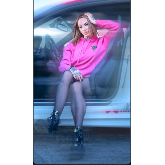 Sweat à capuche Furiousa - Rose