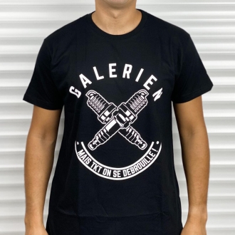 T-shirt Bougie Galérien Noir - Jorian Ponomareff