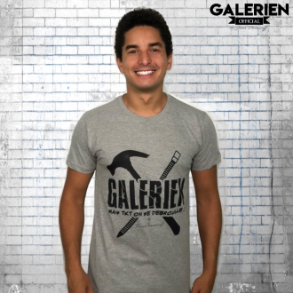 T-shirt Galérien officiel Gris chiné- Jorian Ponomareff