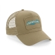 Casquette Trucker sable avec patch (Design au choix)