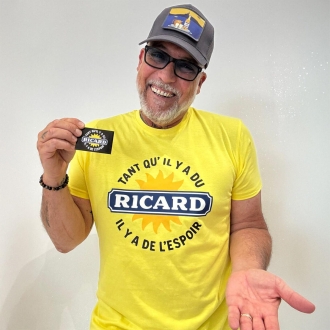 T-shirt " Tant qu'il y a du RICARD il y a de l'espoir "