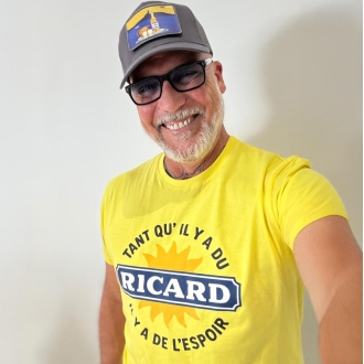 T-shirt " Tant qu'il y a du RICARD il y a de l'espoir "