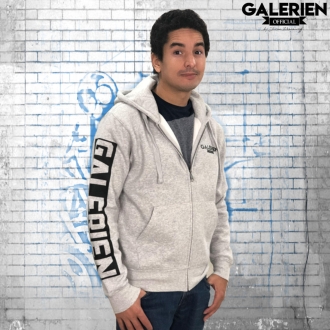 Veste Zippé à Capuche GALERIEN grise - Jorian Ponomareff