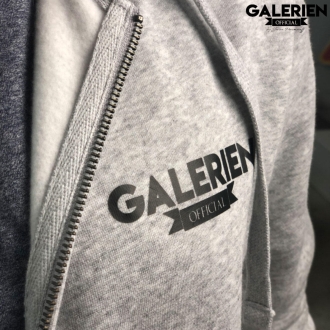 Veste Zippé à Capuche GALERIEN grise - Jorian Ponomareff