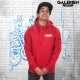 Sweat à capuche KIFF Rouge - Jorian Ponomareff