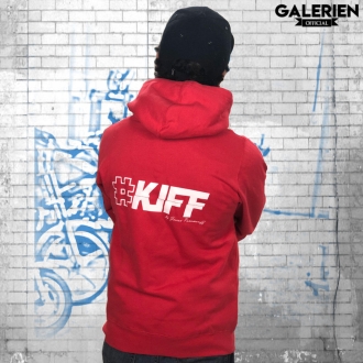 Sweat à capuche KIFF Rouge - Jorian Ponomareff