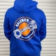 Sweat à capuche Piston Bleu - Jorian Ponomareff