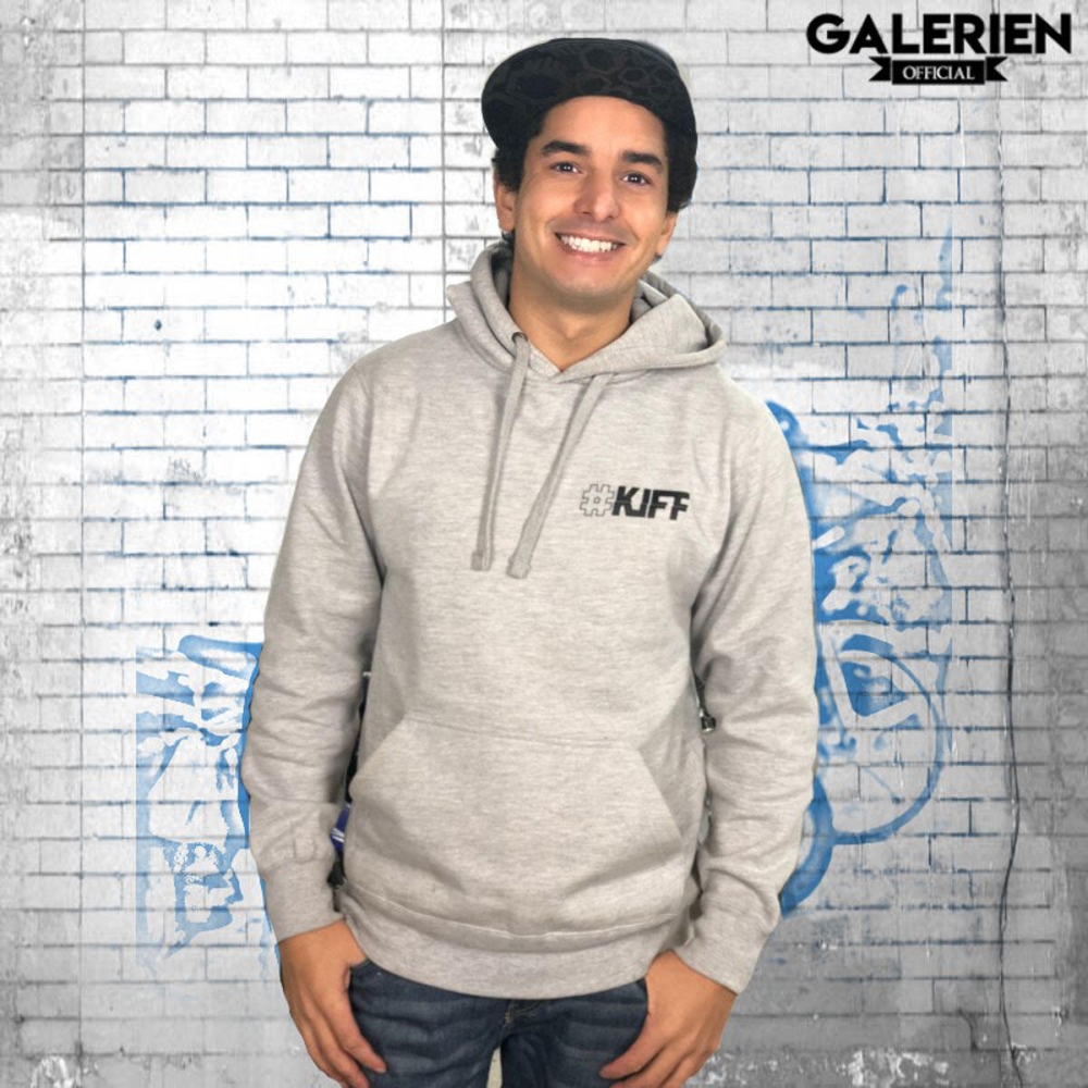 Sweat à capuche KIFF Gris chiné - Jorian Ponomareff