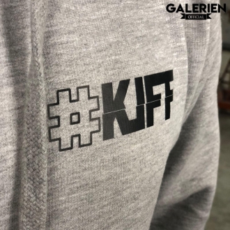 Sweat à capuche KIFF Gris chiné - Jorian Ponomareff