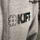 Sweat à capuche KIFF Gris chiné - Jorian Ponomareff