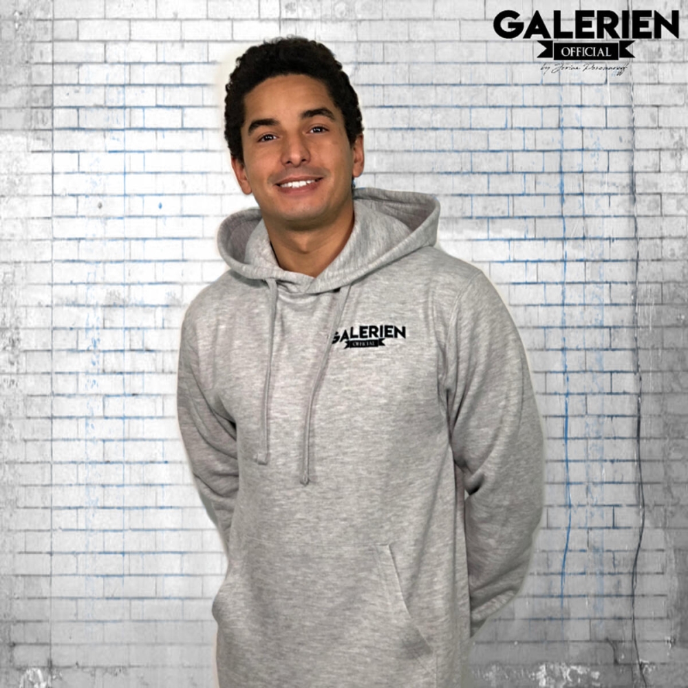 Sweat à capuche Galérien Officiel Gris chiné - Jorian Ponomareff