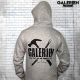 Sweat à capuche Galérien Officiel Gris chiné - Jorian Ponomareff