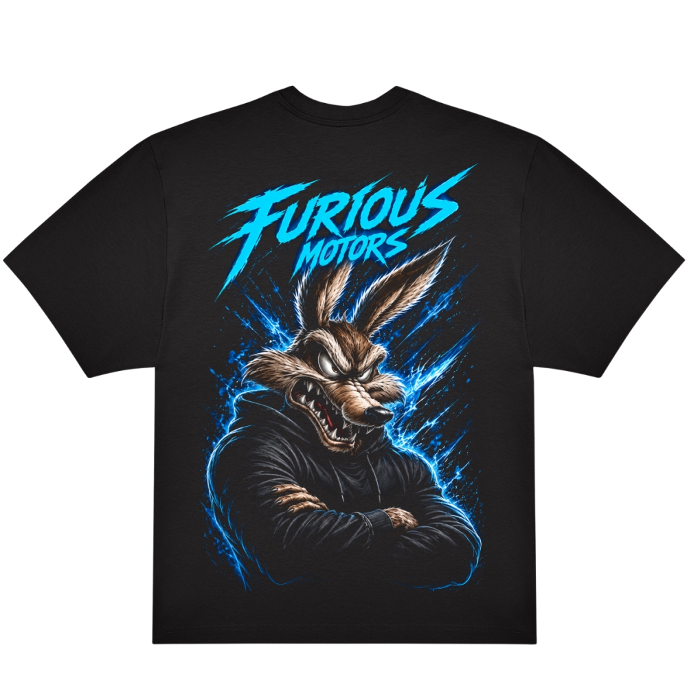 T-shirt Oversize Furious Coyote