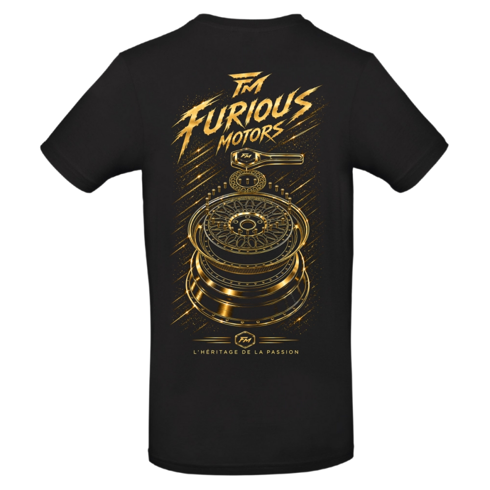 T-shirt Coupe droite Héritage Furious