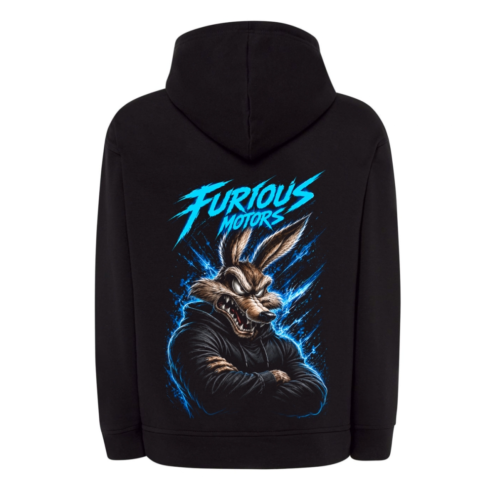 Sweat à capuche Furious Coyote