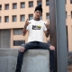 T-shirt Tangible Nuit Sombre