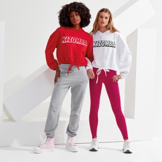 Sweat à capuche court KIZOMBA Femme Oversize Coupe moderne