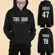 Sweat à capuche Enfant - Personnalisé - Tout doux le loup