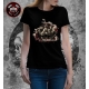 T-Shirt Femme "Splash Bike" Noir