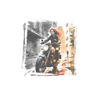 T-Shirt Femme "Ride Free"