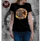T-Shirt Femme "Ride Like Girl" Noir