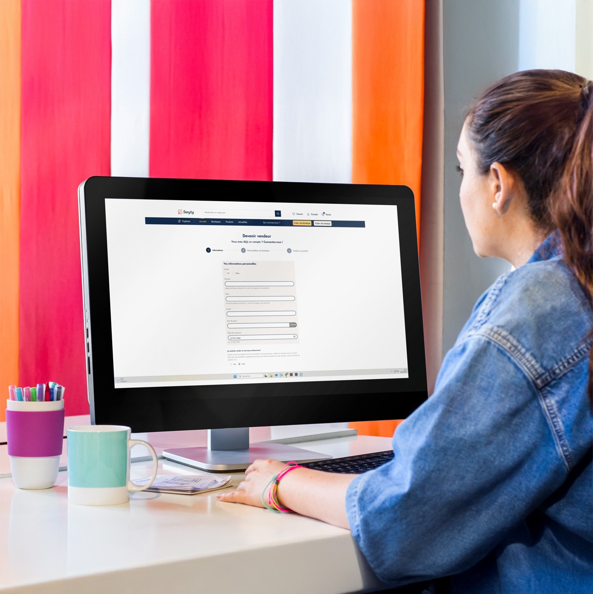 Création de compte en ligne