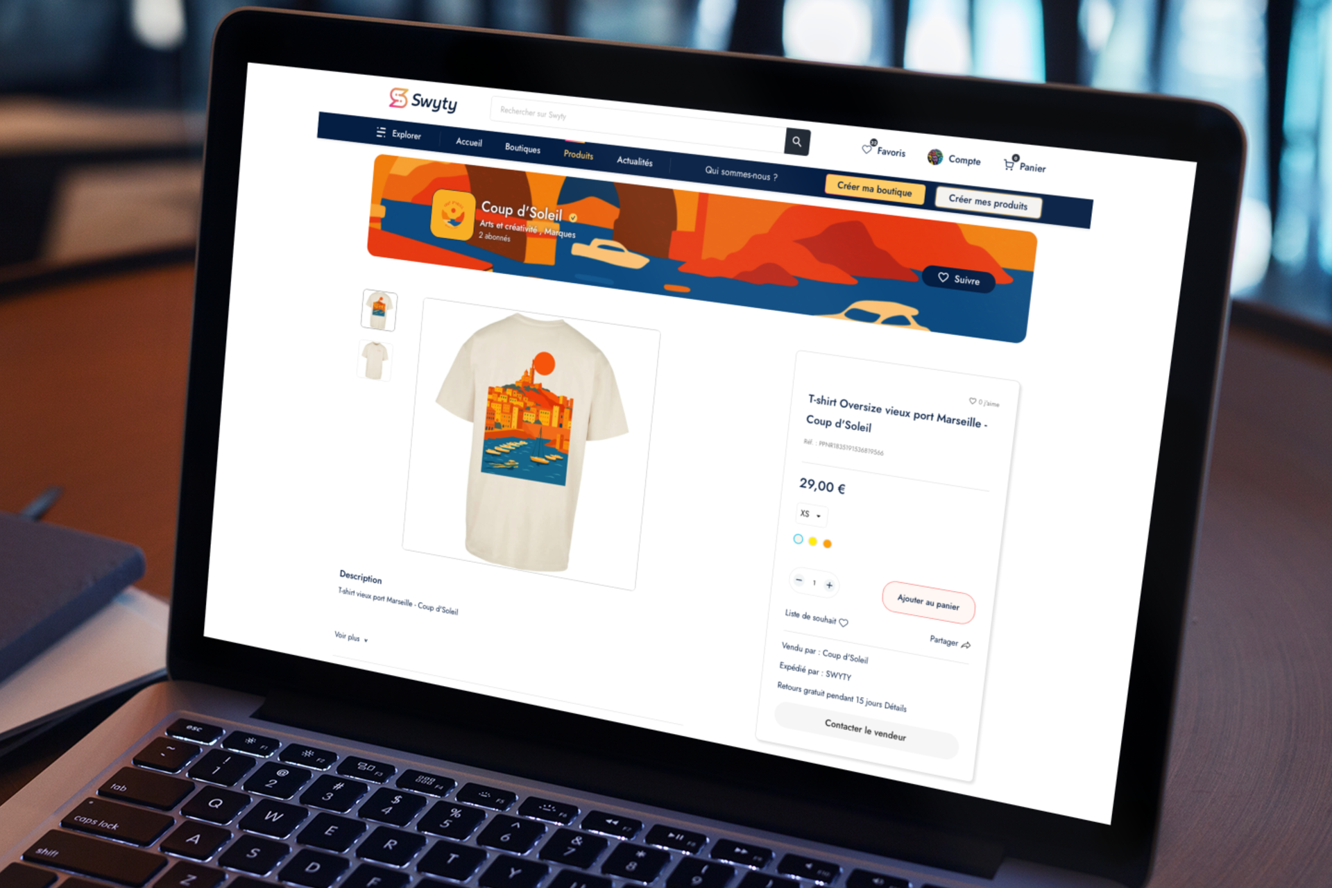 Ta gamme est en ligne